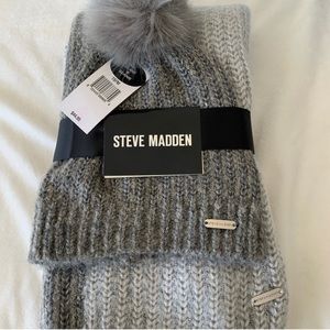 Steve Madden Scarf And Beanie Hat set